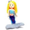 The Petting Zoo, Mermaid Doll, Nautical Tail with Lobsters, Gifts for Girls, Soft Plush Doll, 17 Inches (Blonde)(Blonde)
