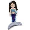 The Petting Zoo, Mermaid Doll, Nautical Tail with Lobsters, Gifts for Girls, Soft Plush Doll, 17 Inches (Blonde)(Brunette)