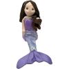 The Petting Zoo, Mermaid Doll with Horse Stuffed Animal, Gifts for Girls Plush Mermaid Doll with Horse Plush Toy, 17 inch, Red Hair, 3143x2HRS(Brunetter)