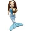 The Petting Zoo, Mermaid Doll with Longhorn Cow Stuffed Animal, Gifts for Girls Plush Mermaid Doll with Long Horn Plush Toy, 17 inch, Brunette(Red Hair)