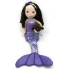 The Petting Zoo Mermaid Doll with Sea Otter Stuffed Animal- Great Gifts for Girls, Mermaid Plush Doll with Sea Otter Plush Toy, 17 inch (Brunette)