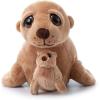 The Petting Zoo Mom and Baby Sea Lion Stuffed Animal, Gifts for Kids, Pocketz Ocean Animals, Sea Lion Plush Toy 14 inches
