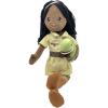 The Petting Zoo, Paleontologist Plush Doll with T-Rex Stuffed Animal, Gifts for Girls, Soft Doll with Dinosaur Plush Toy, 16 inch (African American)