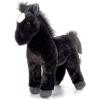 The Petting Zoo Standing Black Horse Stuffed Animal Plushie, Gifts for Kids, Wild Onez Barnyard Animals, Black Horse Plush Toy, 12 inches