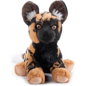 The Petting Zoo African Wild Dog Stuffed Animal Plushie, Gifts for Kids, Earth Keeperz Wildlife Animals, Zoologee Wild Dog Plush Toy, 12 inches