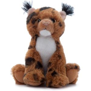 The Petting Zoo Bobcat Stuffed Animal Plushie, Gifts for Kids, Wild Onez Babiez Zoo Animals, Bobcat Plush Toy 6 inches(6 in)