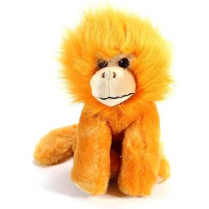 The Petting Zoo Golden Tamarin Stuffed Animal Plushie, Gifts for Kids, Wild Onez Wildlife Animals, Tamarin Plush Toy 9 inches