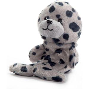 The Petting Zoo Harbor Seal Gray Stuffed Animal Plushie, Gifts for Kids, Nuggetz Animals, Seal Plush Toy, 6 inches