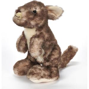 The Petting Zoo Kangaroo Stuffed Animal, Gifts for Kids, Wild Onez Zoo Animals, Kangaroo Plush Toy 9 inches