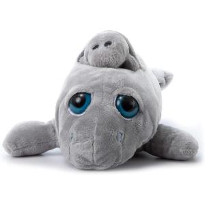The Petting Zoo Mom and Baby Manatee Stuffed Animal, Gifts for Kids, Pocketz Ocean Animals, Manatee Plush Toy 15 inches