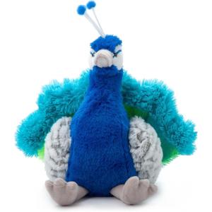 The Petting Zoo Peacock Stuffed Animal Plushie, Gifts for Kids, Wild Onez Zoo Animals, Peacock Plush Toy 12 inches