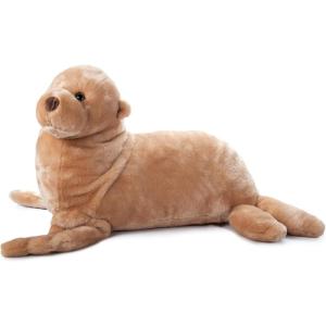 The Petting Zoo Sea Lion Stuffed Animal Plushie, Gifts for Kids, Wild Onez Sealife Animals, Jumbo Sea Lion Plush Toy 28 inches