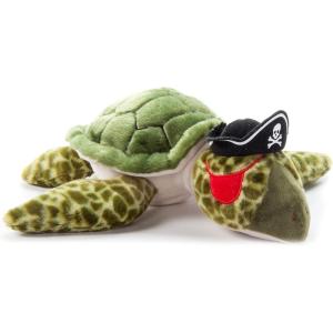 The Petting Zoo Sea Turtle Stuffed Animal Plushie, Gifts for Kids, Pirate Animals, Pirate Sea Turtle Plush Toy 14 inches