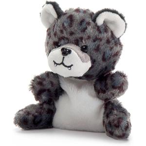 The Petting Zoo Snow Leopard Stuffed Animal Plushie, Gifts for Kids, Nuggetz Wildlife Animals, Leopard Plush Toy, 6 inches