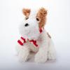 The Petting Zoo Dog Plush Toy, Gifts for Kids, Holiday Fuzzlez Schnauzer Puppy Plush Toy, 10″ (White)(White)
