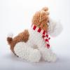 The Petting Zoo Dog Plush Toy, Gifts for Kids, Holiday Fuzzlez Schnauzer Puppy Plush Toy, 10″ (White)(White)