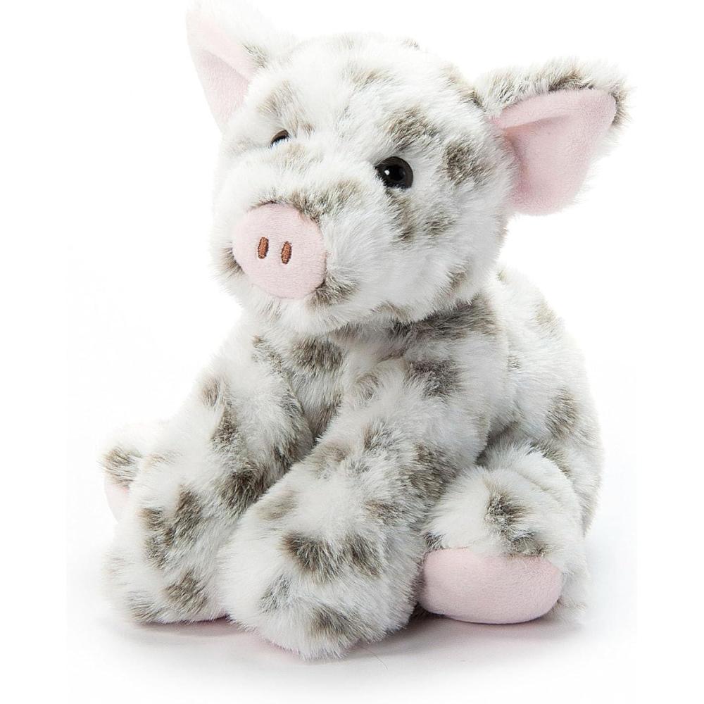 image:imageThe Petting Zoo Spotted Pig Stuffed Animal Plushie Gifts for Kids Wild Onez Barnyard Animals Pig Plush Toy 9 inches