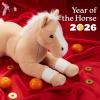 The Petting Zoo Floppy Palomino Horse Stuffed Animal Plushie, Gifts for Kids, Wild Onez Wildlife Animals, Brown Horse Plush Toy, 24 inches