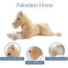 The Petting Zoo Floppy Palomino Horse Stuffed Animal Plushie, Gifts for Kids, Wild Onez Wildlife Animals, Brown Horse Plush Toy, 24 inches