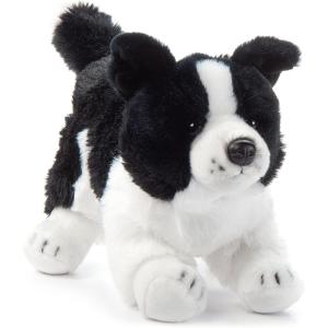 The Petting Zoo Border Collie Dog Stuffed Animal Plushie, Gifts for Kids, Dog Plush Toy 12 inches