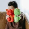 The Petting Zoo Red Dragon Stuffed Animal Plushie, Gifts for Kids, Nuggetz Dragon Animals, Dragon Plush Toy 6 Inches (Pack of 2)(Small)
