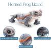 The Petting Zoo Horned Frog Lizard Stuffed Animal Plushie, Gifts for Kids, Wild Onez Reptile Animals, Lizard Plush Toy 14 Inches