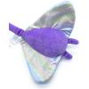 The Petting Zoo Stingray Stuffed Animal, Gifts for Girls, Sparkly Tie Dye Stingray Plush Toy, Main Body is 6 Inches