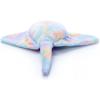 The Petting Zoo Stingray Stuffed Animal, Gifts for Girls, Sparkly Tie Dye Stingray Plush Toy, Main Body is 6 Inches