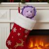 The Petting Zoo Triceratops Dinosaur Stuffed Animal Plushie, Nuggetz Animals, Purple Triceratops Dinosaur Plush Toy 6 inches (Pack of 2)(Small)
