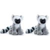 The Petting Zoo Ring-Tailed Lemur Stuffed Animal Plushie, Gifts for Kids, Wild Onez Babiez Zoo Animals, Lemur Plush Toy 6 inches (Pack of 2)(6 in (Pack of 2))