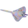 The Petting Zoo Stingray Stuffed Animal, Gifts for Girls, Sparkly Tie Dye Stingray Plush Toy, Main Body is 6 Inches