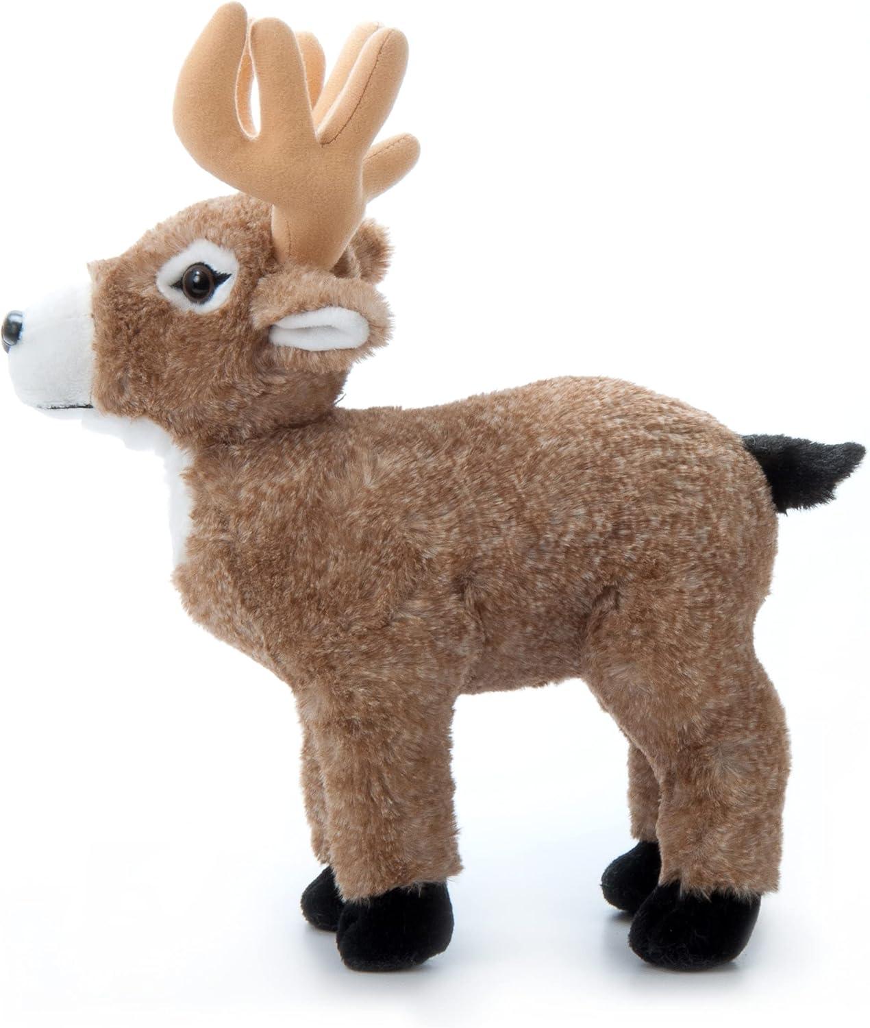 image:imageThe Petting Zoo Buck Stuffed Animal Gifts for Kids Wild Onez Zoo Animals Buck Plush Toy 12 inches