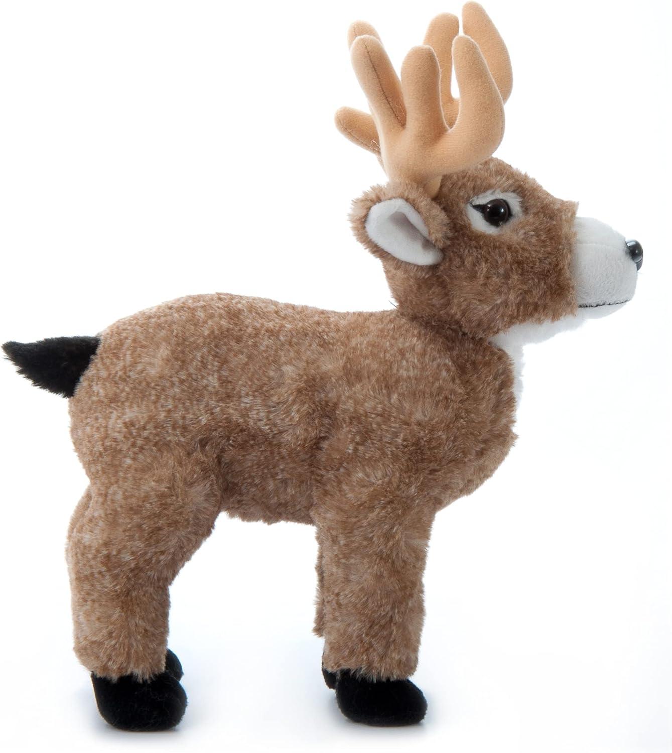 image:imageThe Petting Zoo Buck Stuffed Animal Gifts for Kids Wild Onez Zoo Animals Buck Plush Toy 12 inches