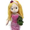 The Petting Zoo Mermaid Doll with Alligator Stuffed Animal- Great Gifts for Girls, Mermaid Plush Doll with Alligator Plush Toy, 17 inch (Red Hair)(Blonde)