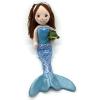 The Petting Zoo Mermaid Doll with Alligator Stuffed Animal- Great Gifts for Girls, Mermaid Plush Doll with Alligator Plush Toy, 17 inch (Red Hair)(Red Hair)