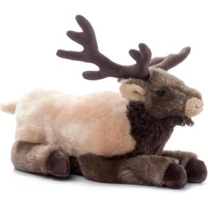 The Petting Zoo Elk Stuffed Animal, Gifts for Kids, Wild Onez Zoo Animals, Elk Plush Toy 12 inches