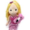 The Petting Zoo Mermaid Doll with Flamingo Stuffed Animal- Great Gifts for Girls, Mermaid Plush Doll with Flamingo Plush Toy, 17 inch (Red Hair)(Blonde)