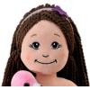 The Petting Zoo Mermaid Doll with Flamingo Stuffed Animal- Great Gifts for Girls, Mermaid Plush Doll with Flamingo Plush Toy, 17 inch (Red Hair)(Brunette)