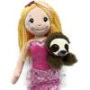 The Petting Zoo Mermaid Doll with Sloth Stuffed Animal- Great Gifts for Girls, Mermaid Plush Doll with Sloth Plush Toy, 17 inch (Blonde)