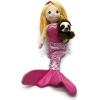 The Petting Zoo Mermaid Doll with Sloth Stuffed Animal- Great Gifts for Girls, Mermaid Plush Doll with Sloth Plush Toy, 17 inch (Blonde)
