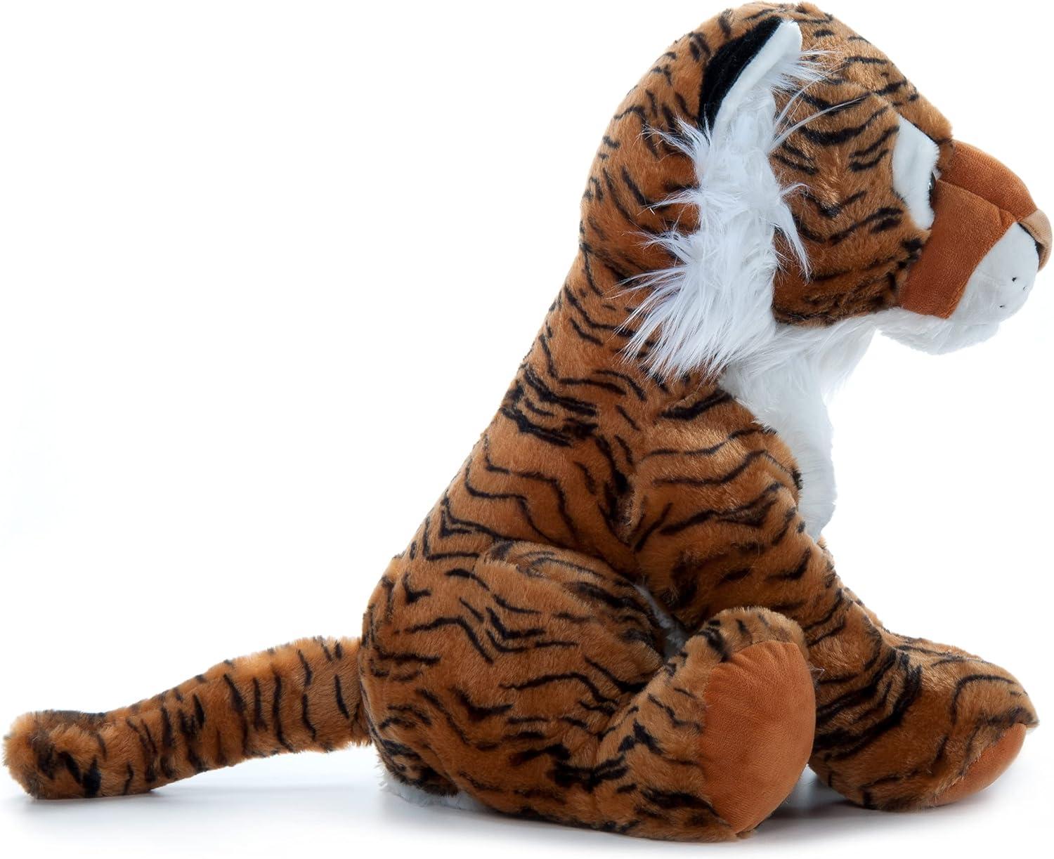 image:imageThe Petting Zoo Tiger Stuffed Animal Gifts for Kids Wild Onez Zoo Animals Jumbo Tiger Plush Toy 20 inches