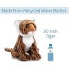 The Petting Zoo Tiger Stuffed Animal, Gifts for Kids, Wild Onez Zoo Animals, Jumbo Tiger Plush Toy 20 inches