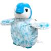 The Petting Zoo Penguin Stuffed Animal, Gifts for Girls, Colorful Frosted Penguin Plush Toy, 7 Inch (Blue)