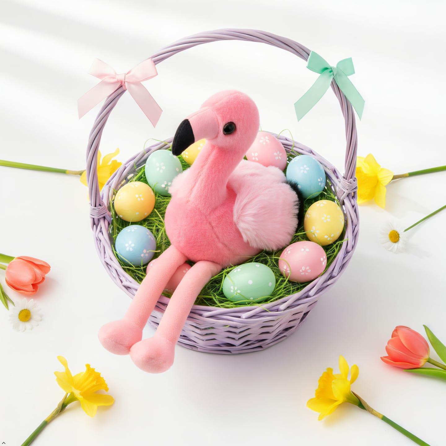 image:imageThe Petting Zoo Flamingo Stuffed Animal Plushie Gifts for Kids Wild Onez Babiez Zoo Animals Flamingo Plush Toy 6 inches Pack of 26 in