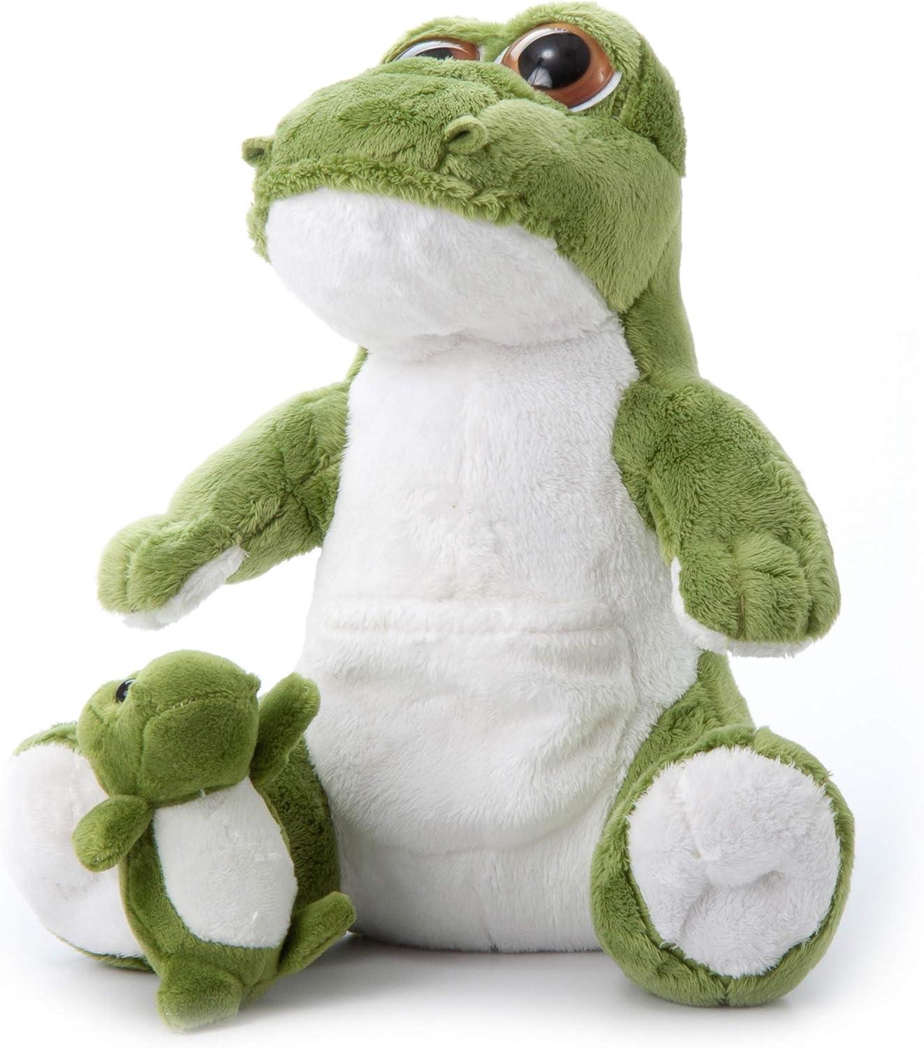 image:imageThe Petting Zoo Mom and Baby Alligator Stuffed Animal Gifts for Kids Pocketz Zoo Animals Alligator Plush Toy 10 inches