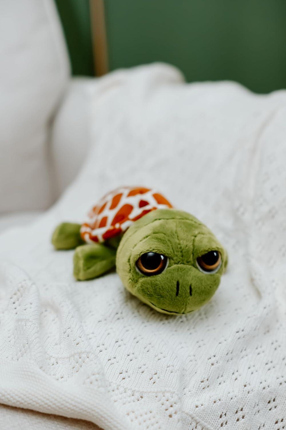 image:imageThe Petting Zoo Sea Turtle Stuffed Animal Gifts for Kids Bright Eye Ocean Animals Sea Turtle Plush Toy 9 inches Pack of 29 inches Pack of 2