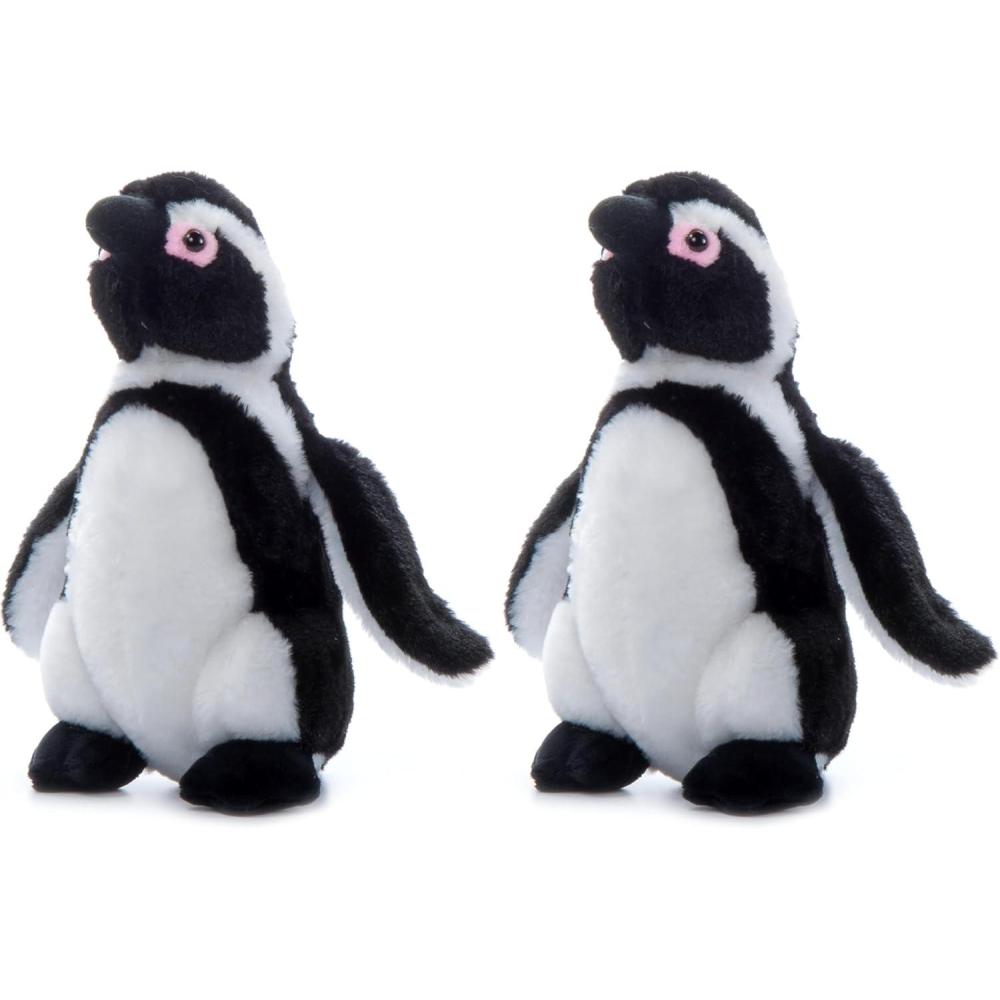 image:imageThe Petting Zoo African Blackfoot Penguin Stuffed Animal Plushie Gifts for Kids Wild Onez Zoo Animals Penguin Plush Toy 9 Inches Pack of 29 inch Pack of 2