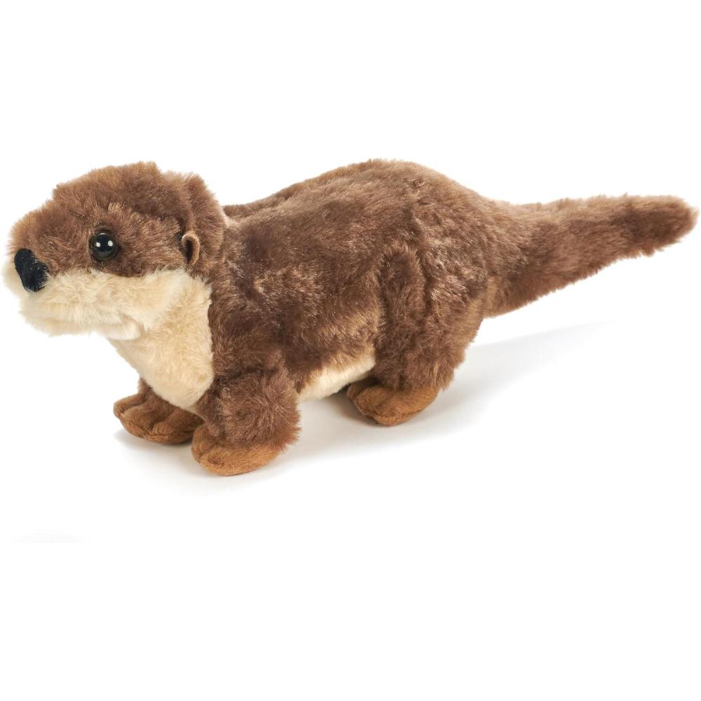 image:imageThe Petting Zoo River Otter Running Stuffed Animal Plushie Gifts for Kids Wild Onez Wildlife Animals River Otter Plush Toy 9 Inches Pack of 29 in