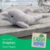 The Petting Zoo Dolphin Stuffed Animal Plushie, Gifts for Kids, Earth Keeperz Sealife Animals, Zoologee Grey Dolphin Plush Toy, 15 inches