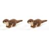 The Petting Zoo River Otter Running Stuffed Animal Plushie, Gifts for Kids, Wild Onez Wildlife Animals, River Otter Plush Toy 9 Inches (Pack of 2)(9 in (Pack of 2))